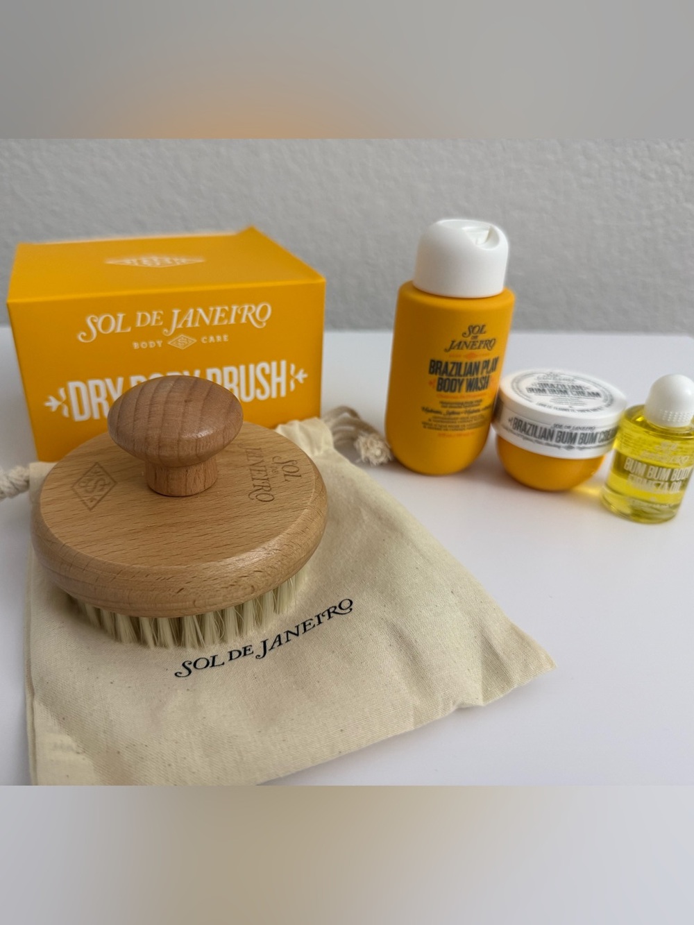 Sol de Janeiro Brazilian Body Care Set with Dry Body Brush